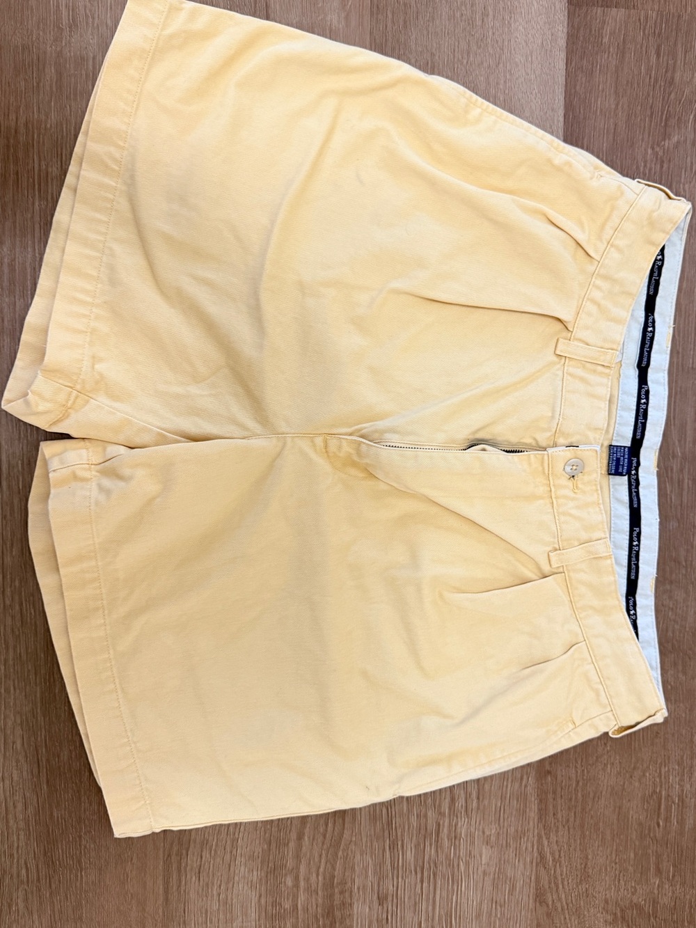 Vintage Polo Ralph Lauren Chino Yellow Shorts